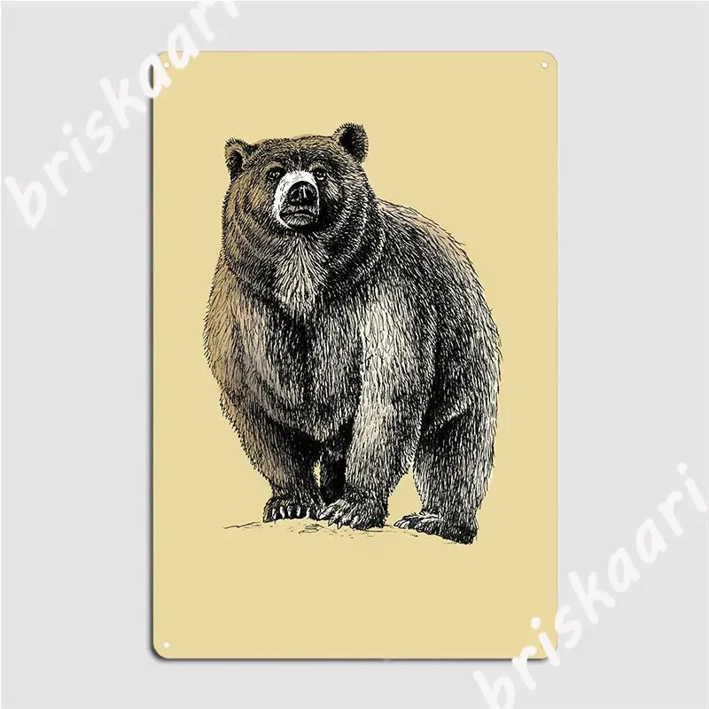 

The Great Bear A свирепый защитник металлический знак, паб, пещера, паб, индивидуальный жестяные пластинки Sign постер