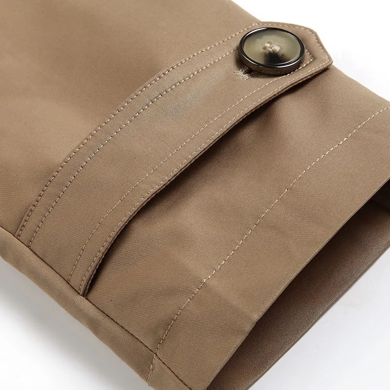 British Style trench coat men new autumn jacket overcoat slim fit mens casual fashion solid color windbreaker outwear hombre | Мужская