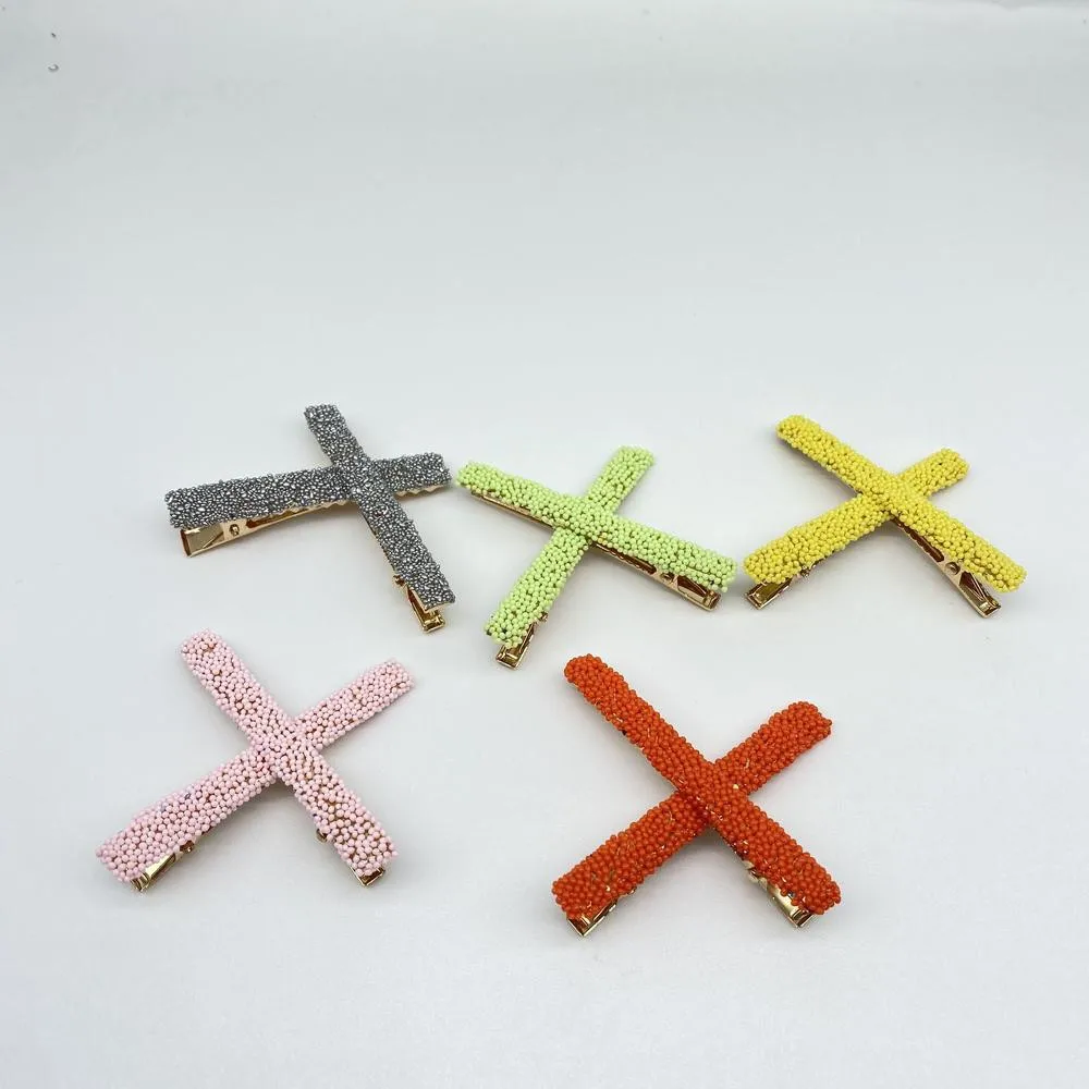 Южно корейские Детские Мори сказочные крест накрест зажим для волос в