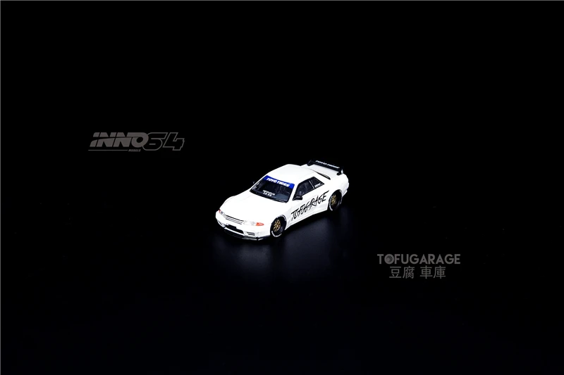 

INNO64 1:64 NISSAN SKYLINE GT-R R32 PANDEM TOFUGARAGE White INNO Models Diecast Model Car