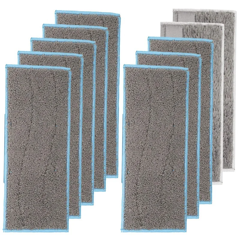 

AD-10-Pack Washable & Reusable Mop Pads, Mopping Pads Replacement for IRobot Braava Jet M Series M6 (6110) Robot Mop