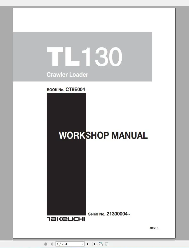 for Takeuchi Multilanguage Workshop Manual Part Operator Manual2019 | Автомобили и мотоциклы
