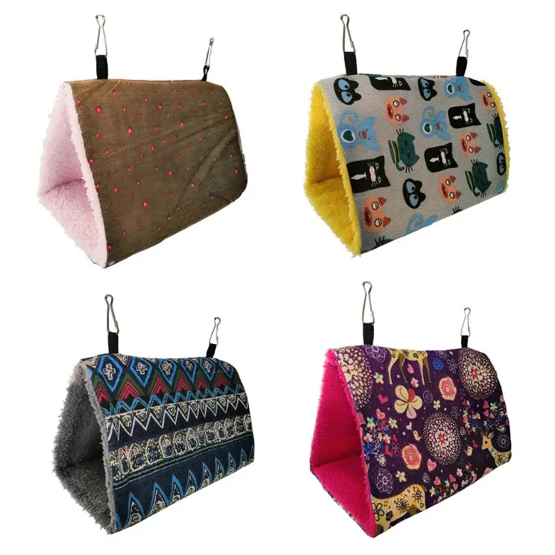 R7RC Pet гамак для птицы клетка мягкая хижина палатка кровать пион гнездо теплая