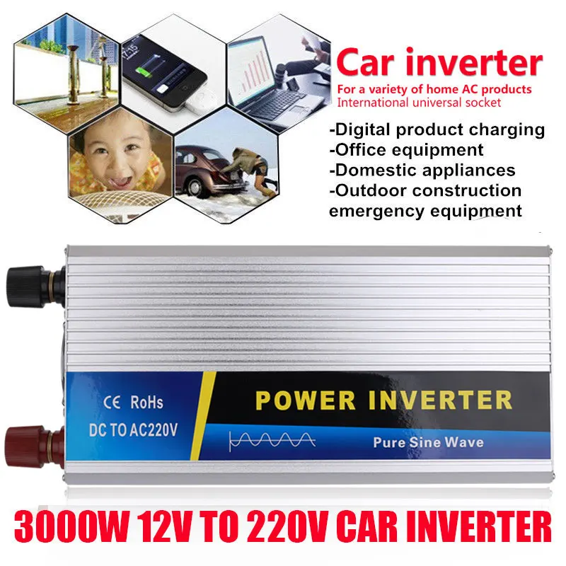 Преобразователь немодулированного синусоидального сигнала 12 В постоянного тока