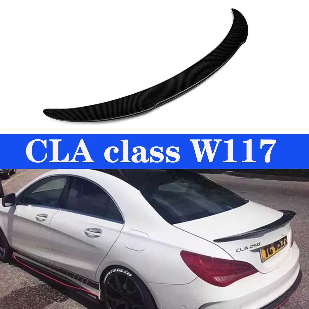 

Carbon Spoiler Lip For Benz CLA Class W117 CLA180 CLA200 CLA250 FD Look Back Wing 2013-IN