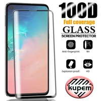 100d tempered glass for samsung galaxy note 20 ultra s21 s20 s10 s9 s8 plus s10e s105g s20fe note 10 9 8 s21u screen protector