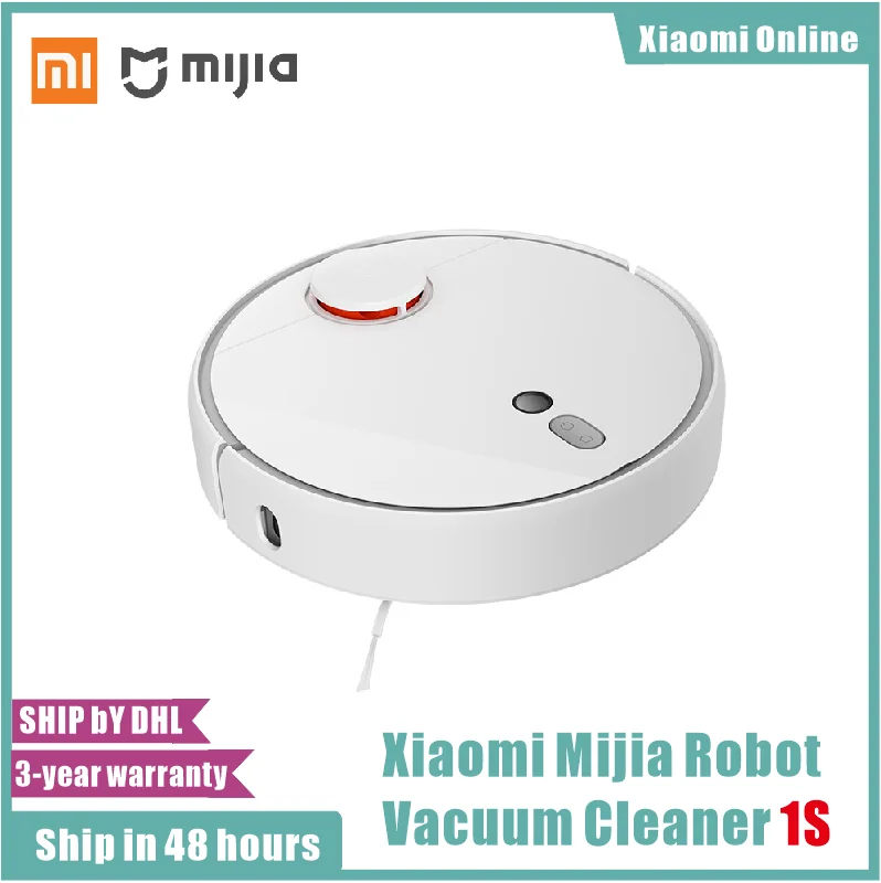 

Original Xiaomi Mijia Mi Robot Vacuum Cleaner 1S 2 for Home Automatic Sweep Dust Sterilize cyclone Suction WIFI Smart Planned RC