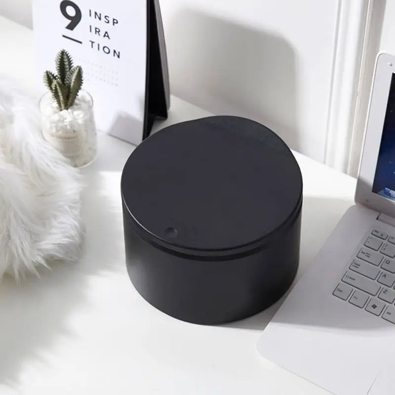 Удобная круглая пластиковая мусорная корзина столешница Маленькая симпатичная