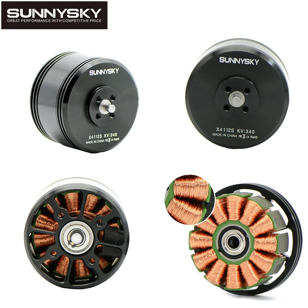 4pcs/lot RC Motor Sunnysky X4112S 340KV/450KV Outrunner Brushless for Multi-rotor Aircraft multi-axis motor | Игрушки и хобби