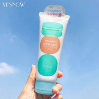 160ml 1pcs macaron amino acid cleansing cleanser silky facial cleanser moisturizes smoothly and effectively removes makeup