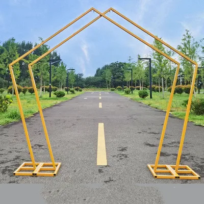 

Double arch backdrop stand for wedding decorations flower stand frame