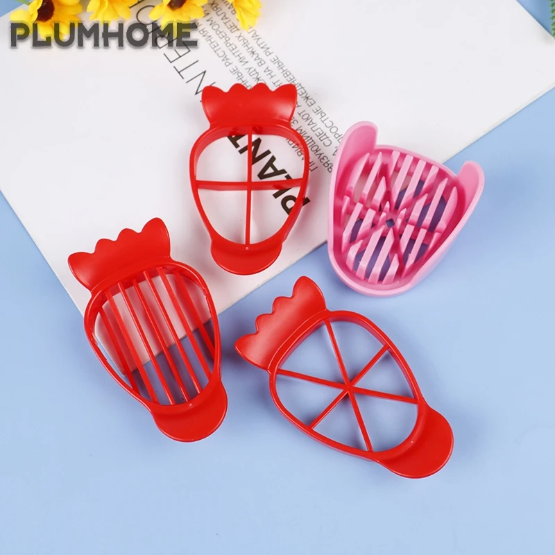 

New Strawberry Cutter Cake Fruit Cutters Kitchen DIY Tool Platter Cutter Kitchen Hunting Knive Cabbage Convenient Practical