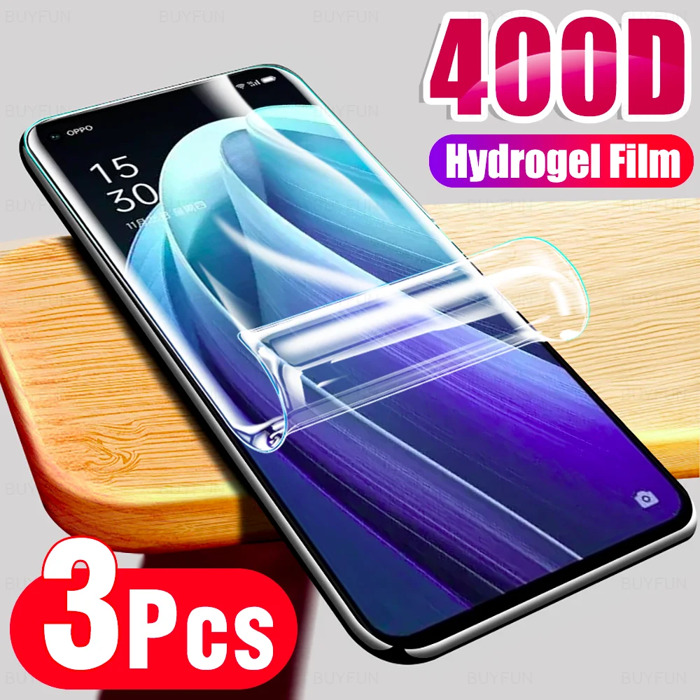 

3PCS For Oppo reno 7 7pro 5G Screen Film Screen Protector For Oppo reno 7se 5G PFCM00 Protective Hydrogel Film