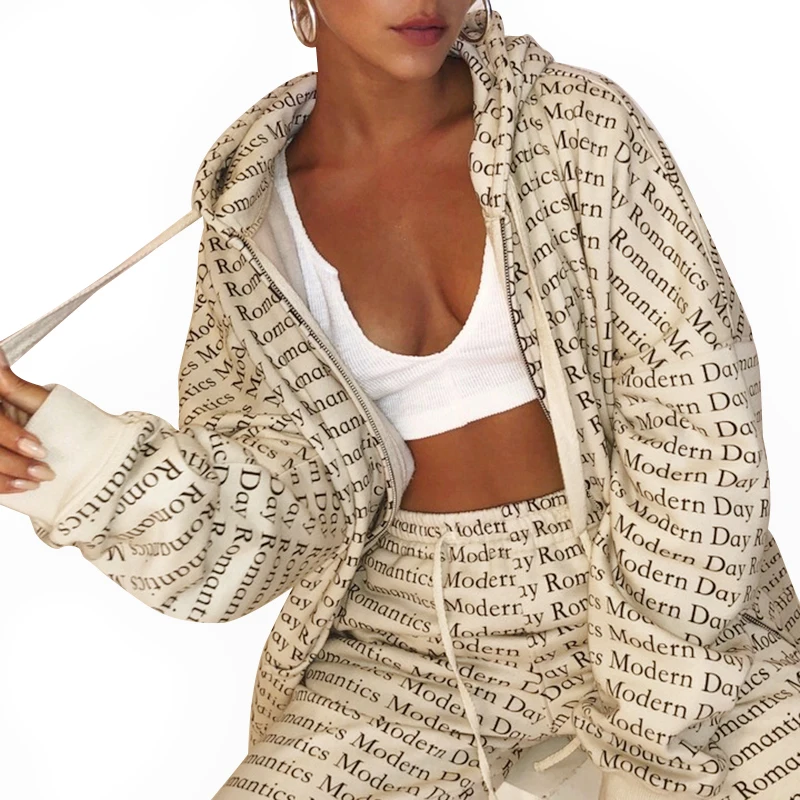 Женская толстовка с капюшоном на молнии длинным рукавом современный