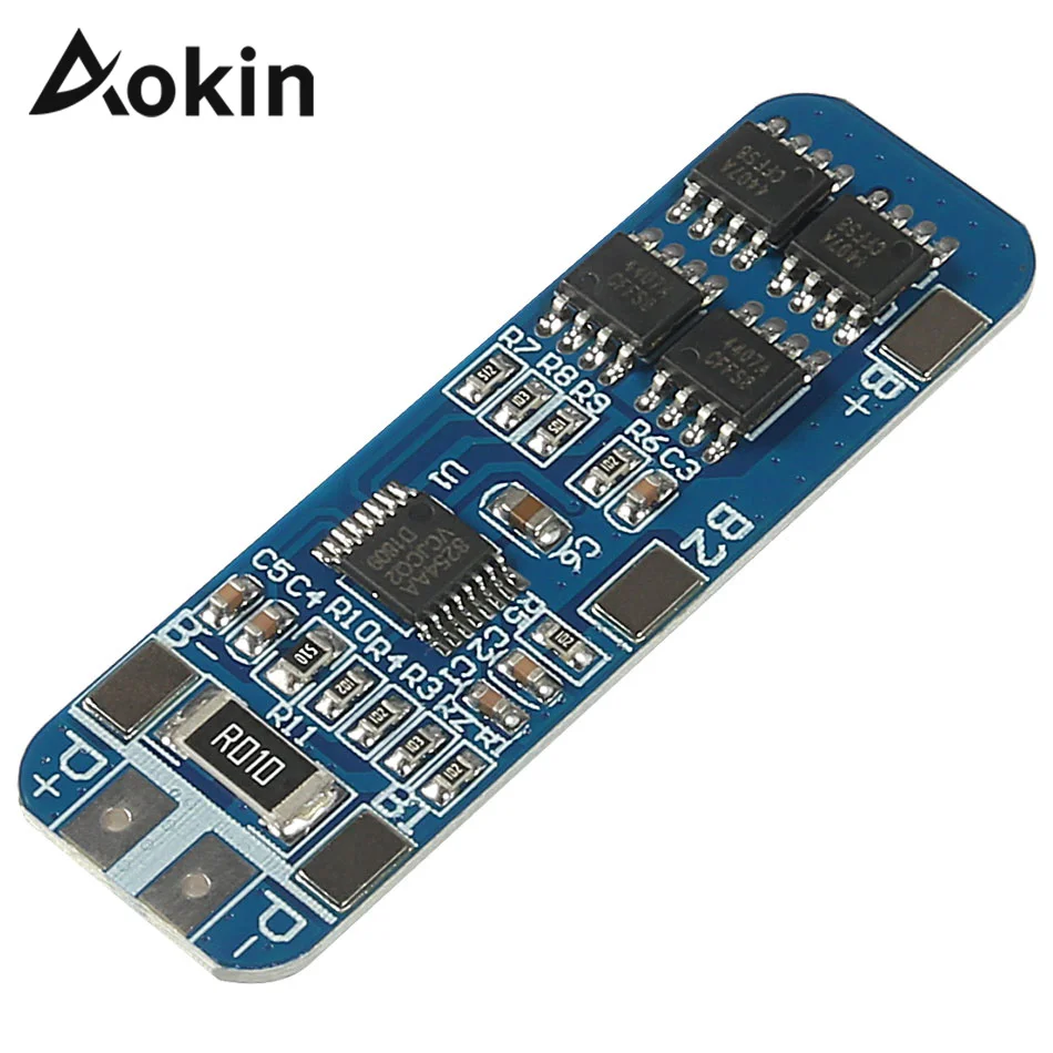 

3S 10A 12V Lithium Battery Charger Protection Board Module for 3s 18650 Li-ion Battery Cell Charging BMS 10.8V 11.1V 12.6V