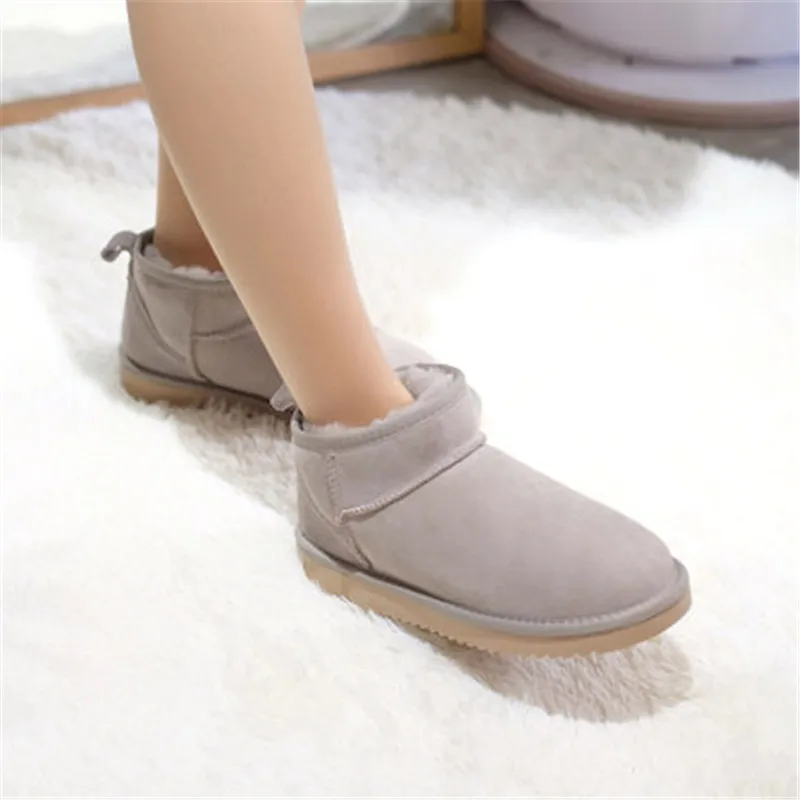 Новое поступление 2021 зимние ботинки теплые женские Модные ботильоны из овечьей