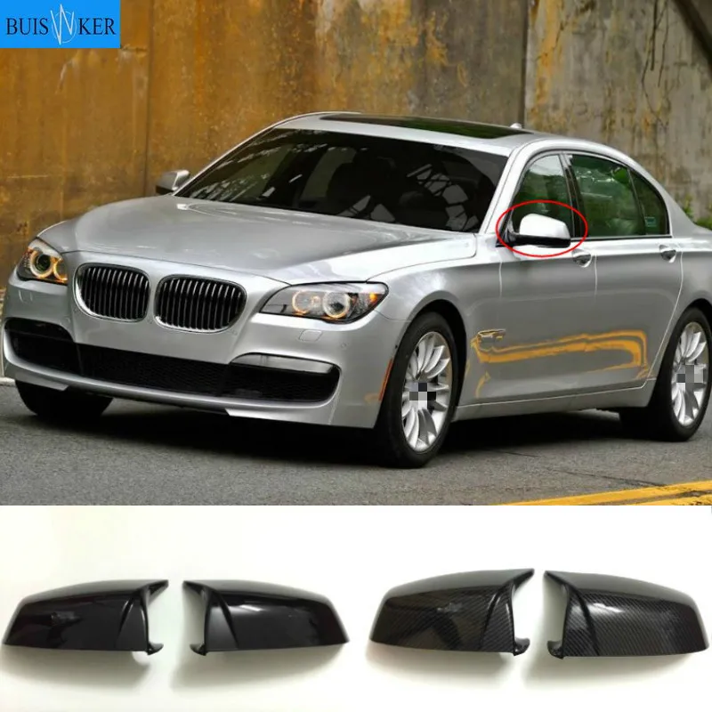 

Для BMW 5 6 7 серии E60 E61 E63 E64 F06 F07 F10 F11 F13 F01-F04 паттерн углеродного волокна черная сторона крыло Зеркало заднего вида крышка Кепки