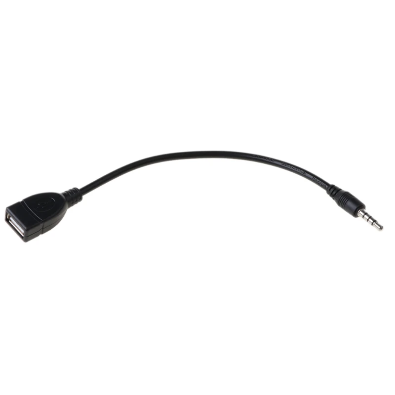 3 5 мм штекер с разъемом подачи внешнего сигнала AUX разъем для USB 2 0 Женский