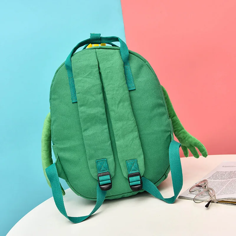 Объемный рюкзак с мультяшным животным лягушкой Женская многофункциональная