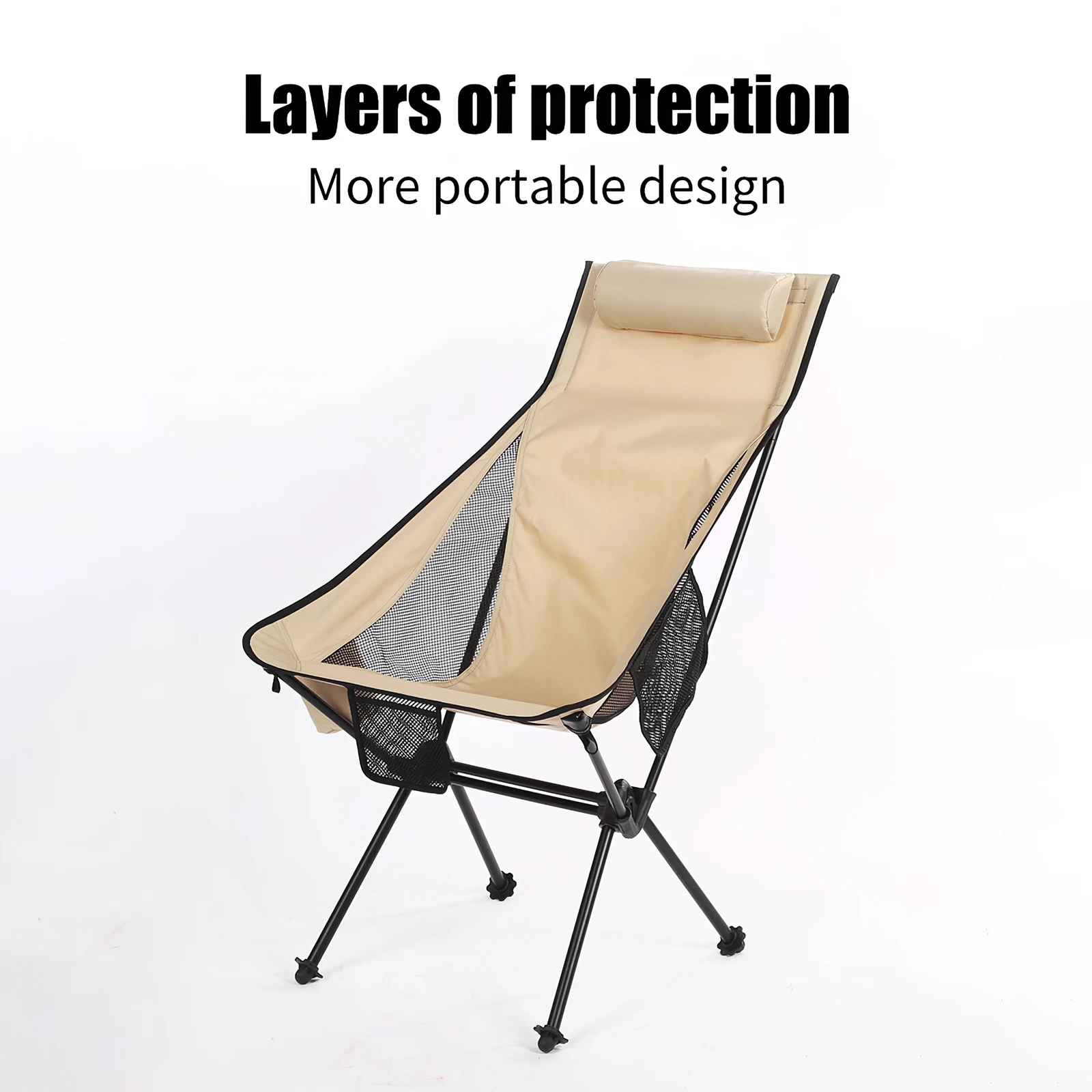 저렴한 초경량 야외 접이식 캠핑 의자, 피크닉 하이킹 여행 레저 배낭 달 관측 낚시 휴대용 의자