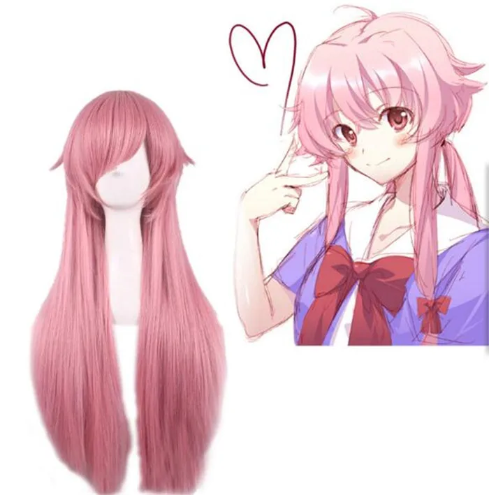 Школьная форма Future Diary Gasai Yuno Mirai Nikki косплей костюм парик A409|Аксессуары для