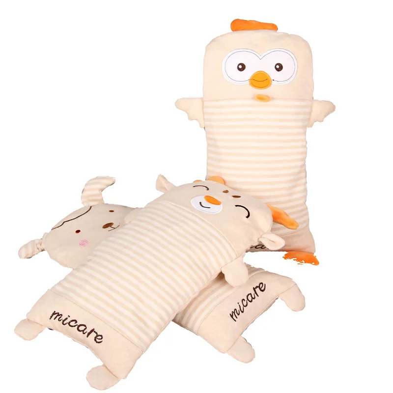 Детская подушка из хлопка и гречихи с защитой от плоскости|Подушка| |