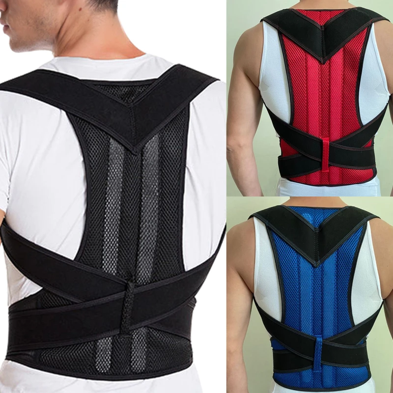 

Высокое качество Для мужчин Для женщин Для мужчин задняя корректирующие ремни унисекс горбатый корректирующие ремни сзади усилить коррект...