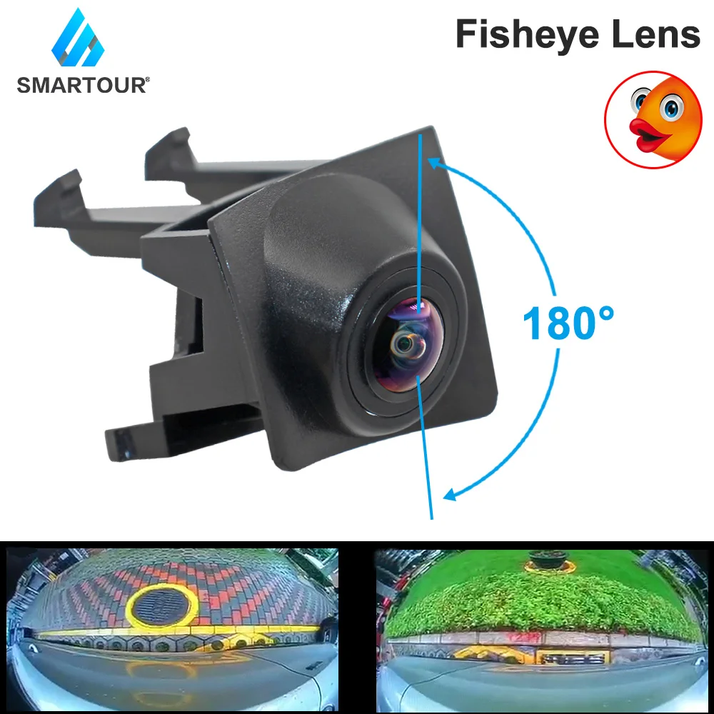 Fisheye Lens 180 Degrees HD Car Front View Camera For BMW X3 F25 2013 2014 Night Vision Waterproof Parking Camera Grill Embedded