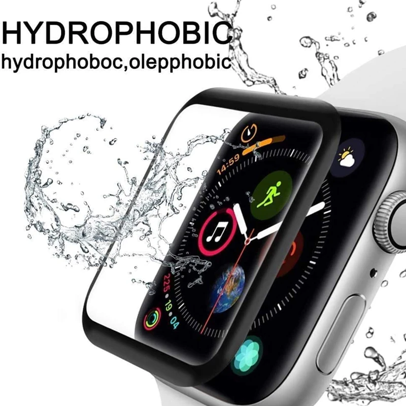 3d waterproof full screen protector for apple watch 7 6 se 5 4 45mm 41mm 40mm 44mm not tempered glass for iwatch 3 2 1 38mm 42mm free global shipping