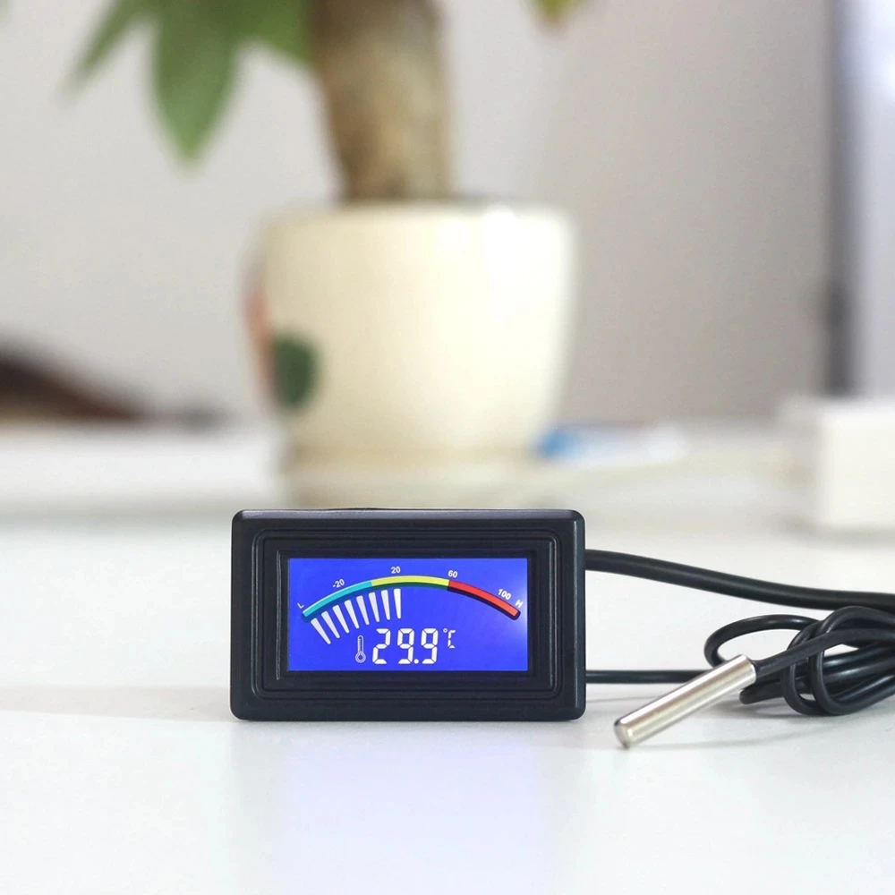 Цифровой ЖК-дисплей Usb термометр с указателем для котельных автомобиля