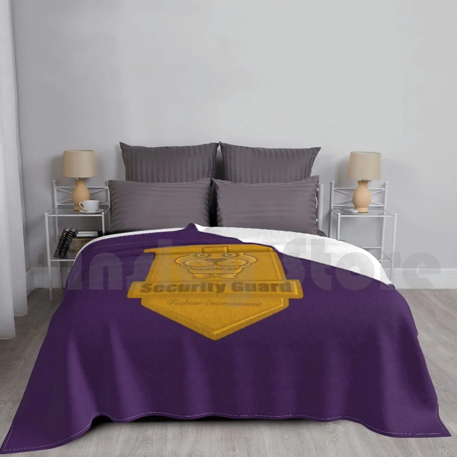 Одеяло Fnaf значок охранника 373 пять ночей у индийских игр роботы медведи