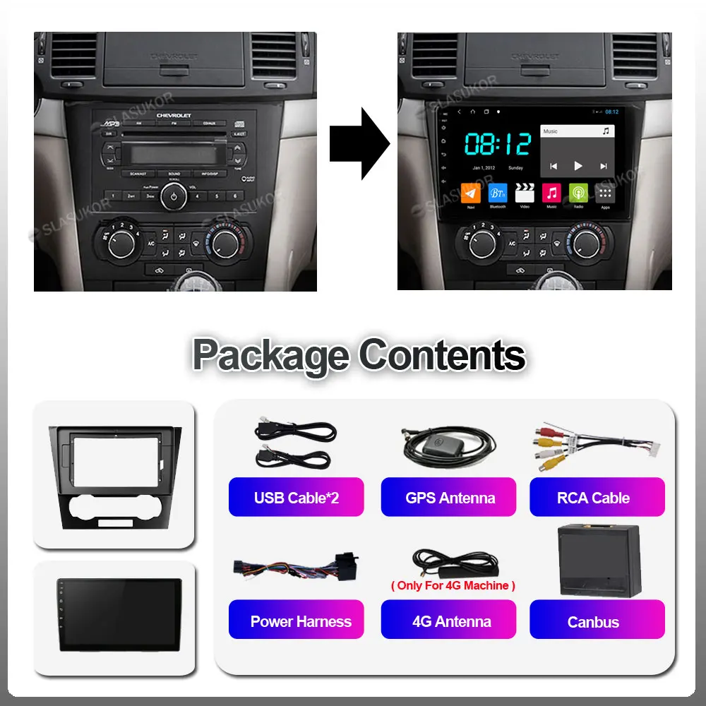 Автомагнитола 2DIN на Android 10 0 мультимедийный видеоплеер с GPS навигацией для Chevrolet