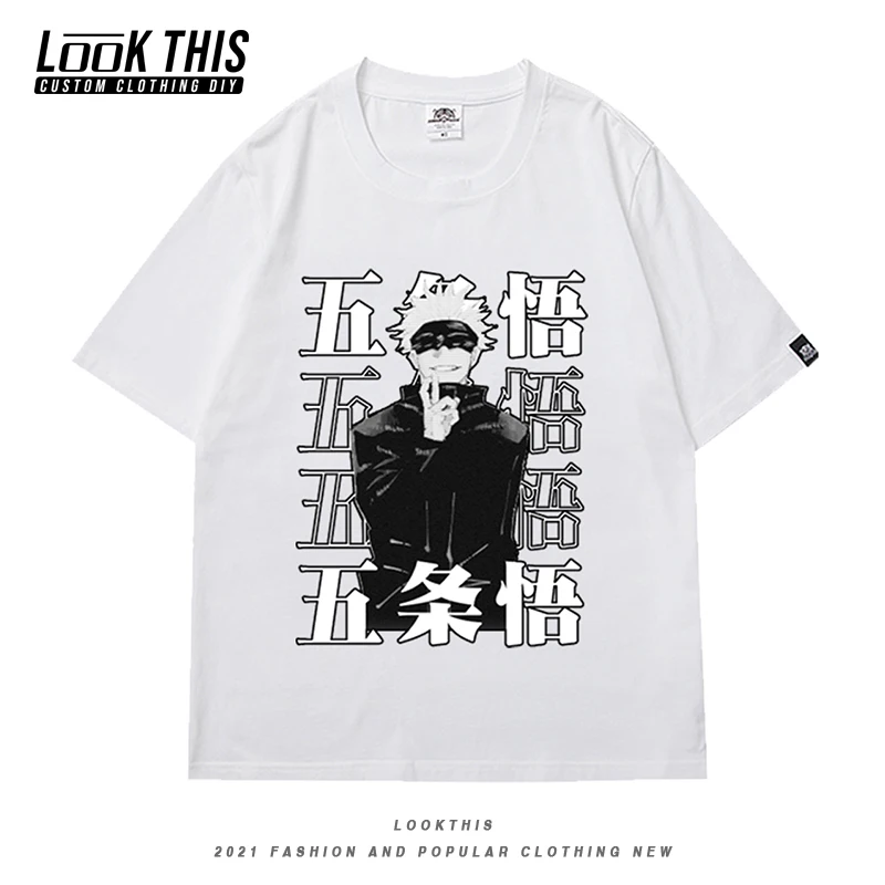 

Jujutsu Kaisen Children's Clothes New 2021 Summer Short Sleeve T-shirt Boys Girls Casual Family Clothing Kids Oversized T-shirt