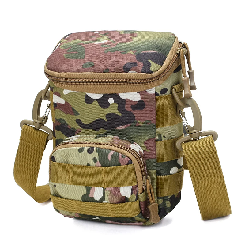 CP Camo Тактическая Военная охотничья маленькая сумка армейская Обложка схема поле разное наружная спортивная сумка походная Сумка Molle - Цвет: CP Camo