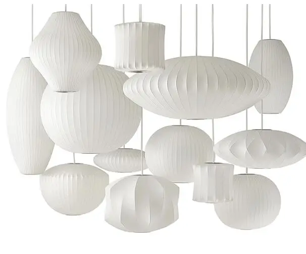 

Nordic Modern Silk Chandelier Japanese Korean Restaurant Bedroom Lamp Creative Design Window Art Single Head Lamps