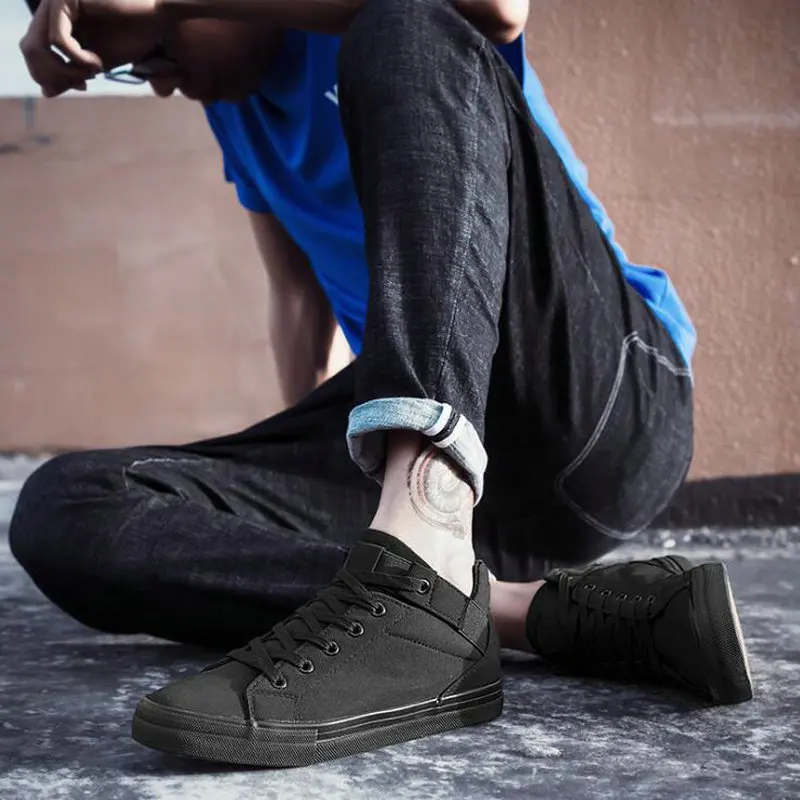 Кроссовки мужские холщовые дышащие легкие повседневная весенняя обувь плоская