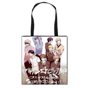 Anime Yarichin Club Tote Bag Student Bookbag Woman Large Capacity Shopping Bag Ladies Shoulder Bag Girl Storage Bag Handbag