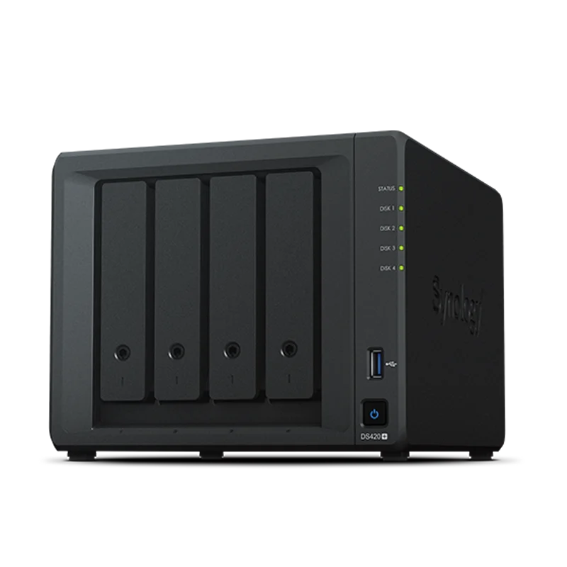 

Synology DS420+ NAS 4 bays Network Cloud Storage Server Diskless