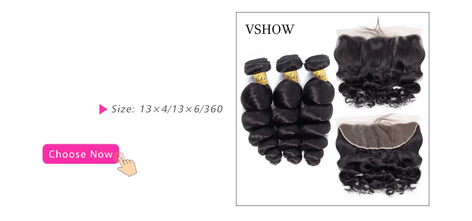 Свободные волнистые кружевные фронтальные закрытие 13*4 Кружева Закрытие Remy 8-20 дюймов натуральный цвет VSHOW волосы продукты человеческих волос для наращивания