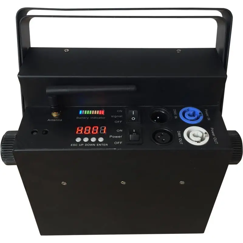Беспроводный par can светильник 9x10w rgbw 4 в 1 Работает от батареек свадьба light 64
