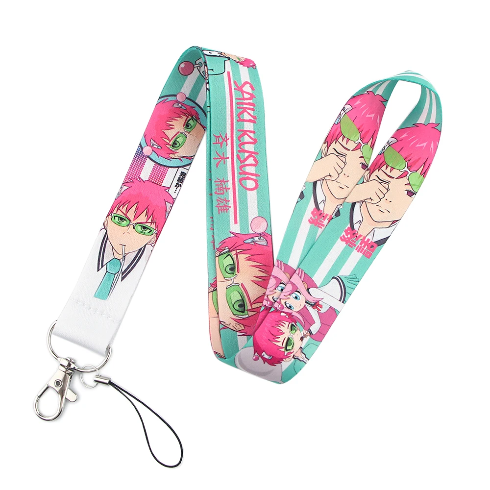 

PF114 Dongmanli New Cute Anime Lanyard Credit Card ID Holder Bag Student Women Travel Card Cover Badge Keychain Key Ring Holder