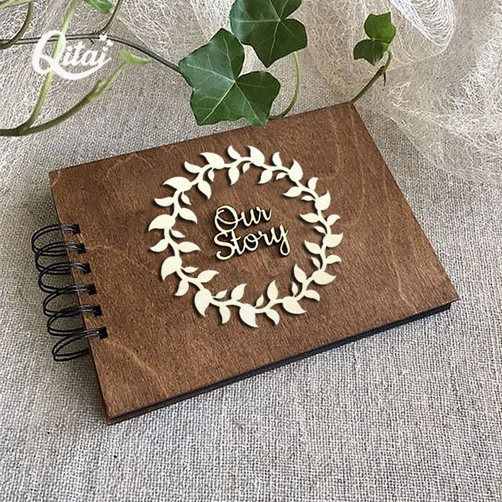 12 шт./лот новые листья венка деревянная форма DIY Скрапбукинг ремесла продукты