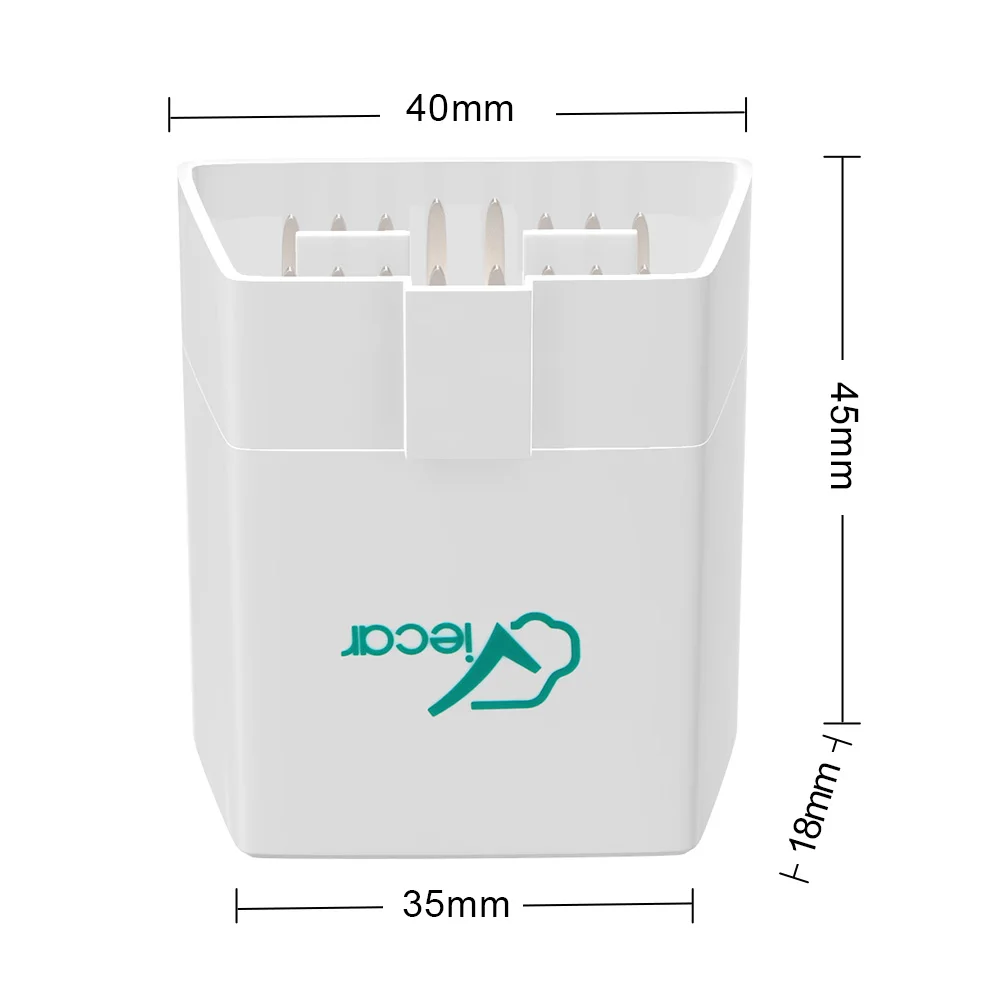 OBDII-сканер совместимый с Bluetooth Viecar ELM 4 0 V1.5 OBD2 считыватель кодов для Android/IOS сканер