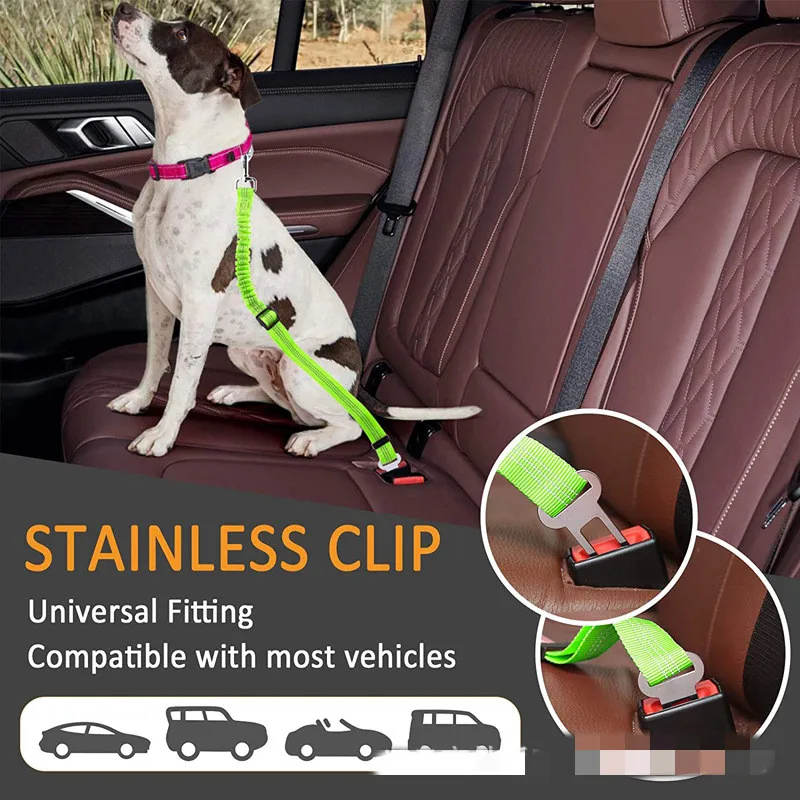 Автомобильный ремень безопасности для домашних животных выдвижной эластичный