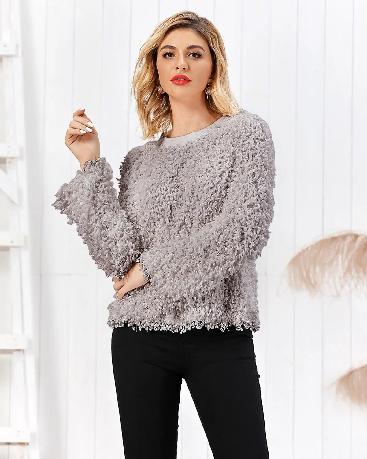 

2020 Women's Sweater New Autumn Winter Knitting Hoodies Thick Warm Top Long Sleeve Large Size Hot Selling