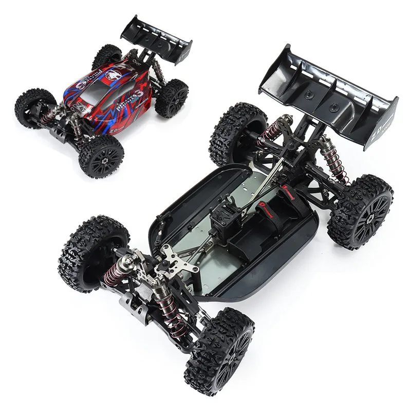 ZD s3 1/8 4WD Бесщеточный 2 4G RC автомобильный каркас Электромобиль из алюминиевого