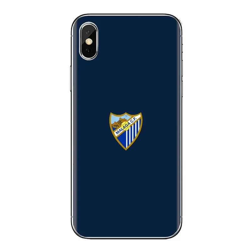 USA Malaga FC Football logo Silicone Cases For iPhone XS Max XR X 4 4S 5 5S 5C SE 6 6S 7 8 Plus Samsung Galaxy J1 J3 J5 J7 A3 A5 |