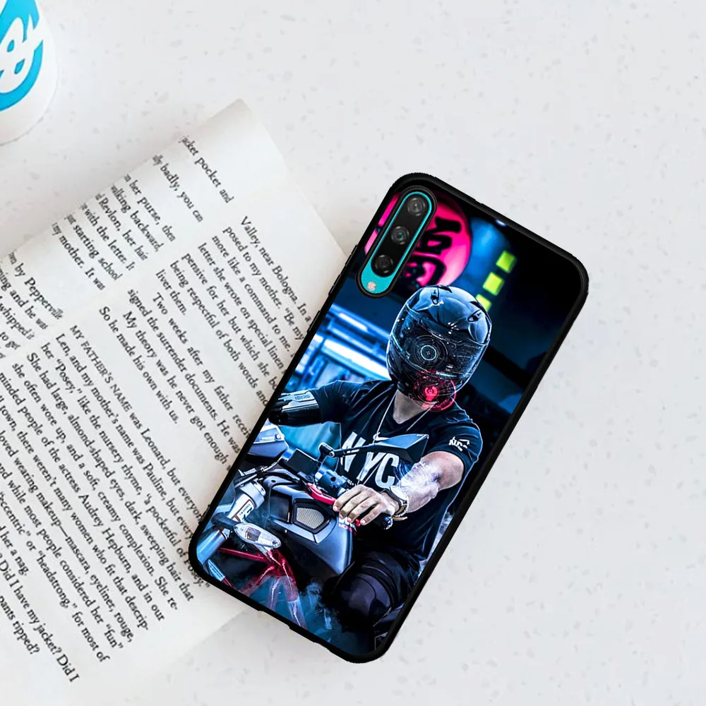 

Cool Street Motorcycle Boy Girls Luxury Soft Case For Huawei Honor 20 30 Lite 8 9 10 Lite 8X 8C 9X 20i 8S 8A 30 Pro 30S Coque