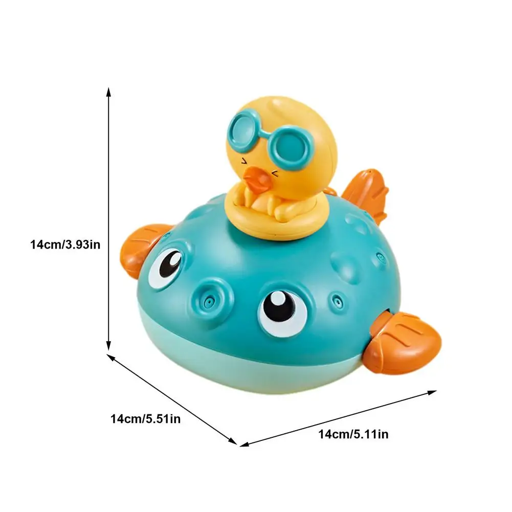 

Baby Bath Toys Puffer Fish Electric Nozzles Spray Toys Bath Toys Spray Water Toys For Kids Baby Shower Bathtub Toys Sprinkler