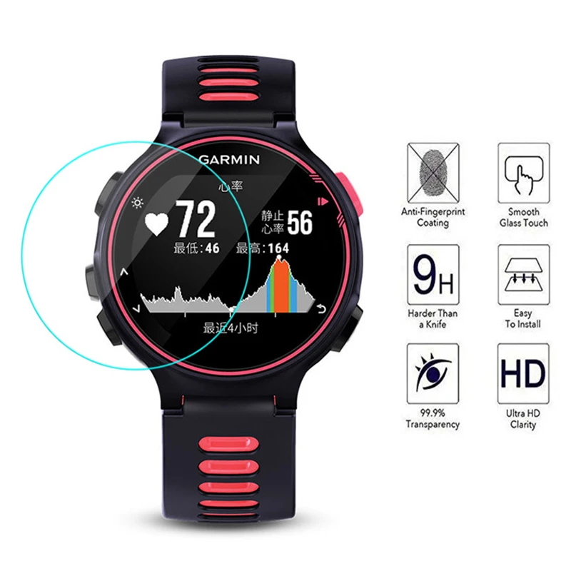 Пленка с защитой от царапин для смарт-часов Garmin Forerunner 645/935/735xt ударопрочная